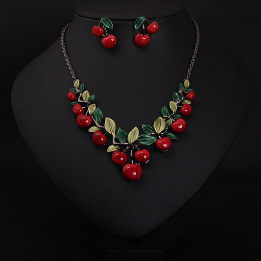 Cherry Jewelry Set