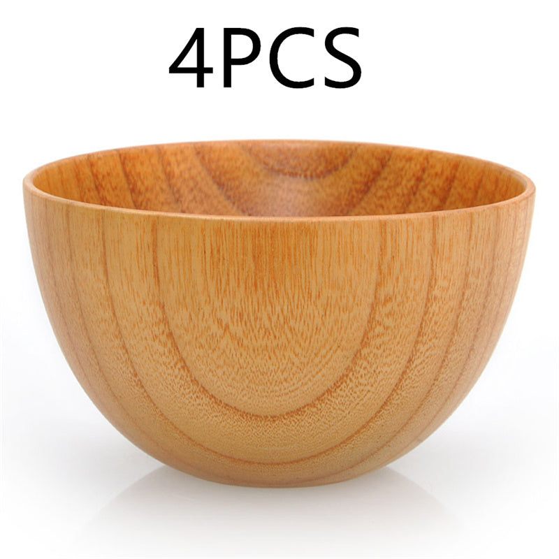 Wooden bowl for soup