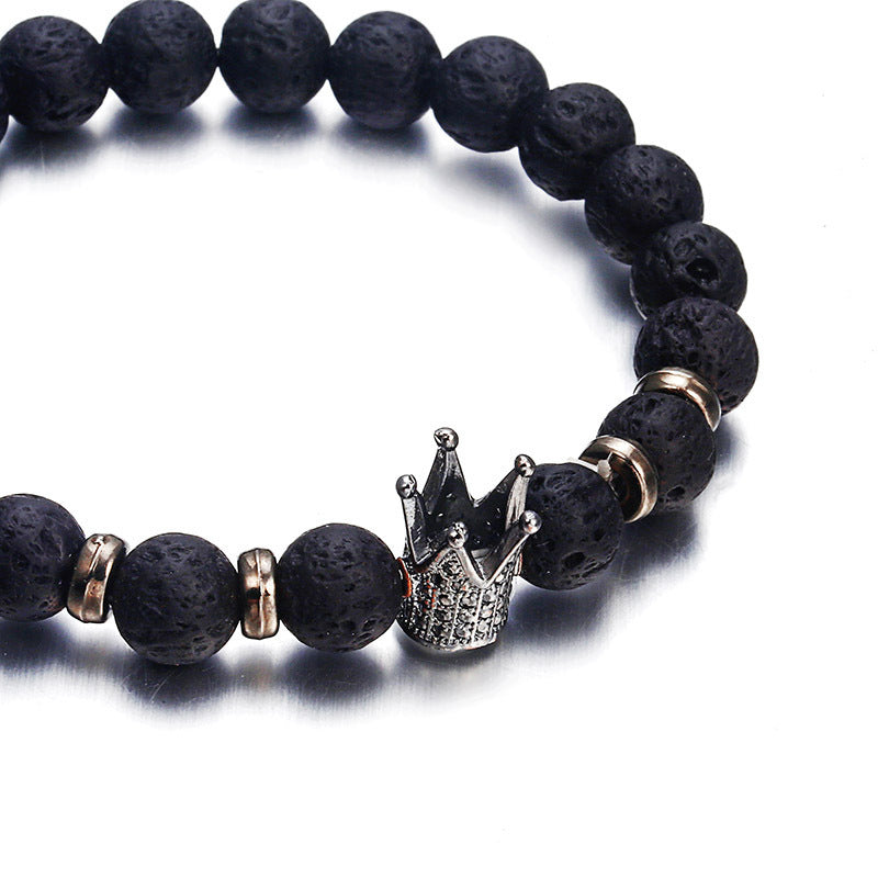 Fashion Lava Natural Stone Beads Bracelet