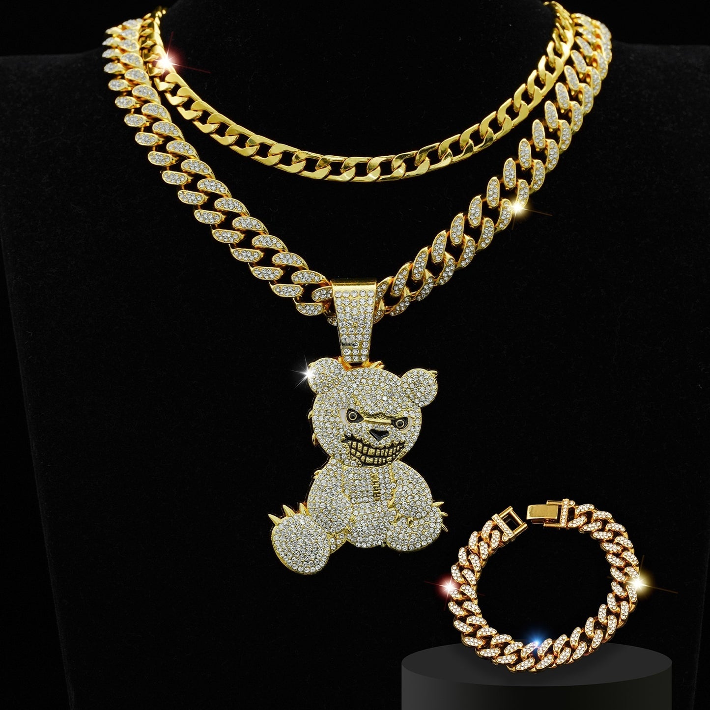 Bear Pendant Set