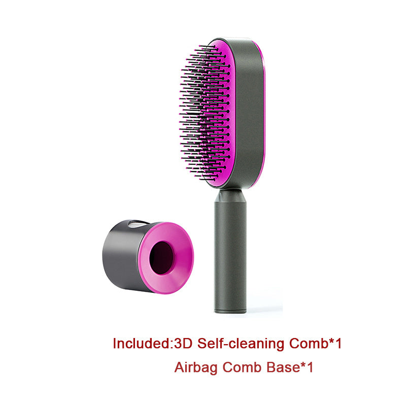 Self Cleaning Hair Brush For Women