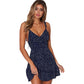 Polka-dot Strappy Dress Women