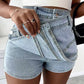 Street Vintage Denim Shorts Skirt