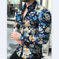 Men's Casual Long-sleeved Floral Shirt