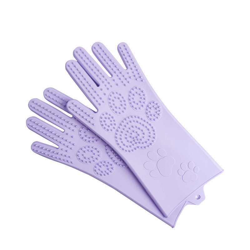 Heat-resistant Cleaning Brush Scrubbing Gloves