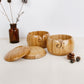 Woolen Wooden Bowl Creative Storage Bowl