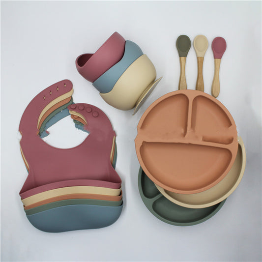 Baby Bowl Bib Plate Set