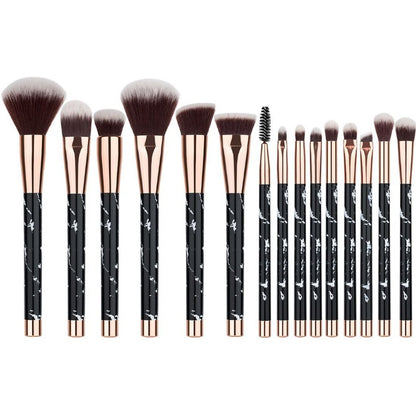 11 sets of marble makeup brush