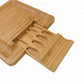 Bamboo cheese board set cheese cutting board