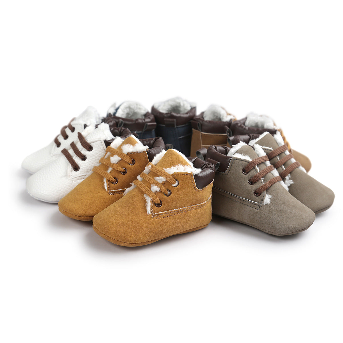 Suede Leather Sneaker Toddler Baby