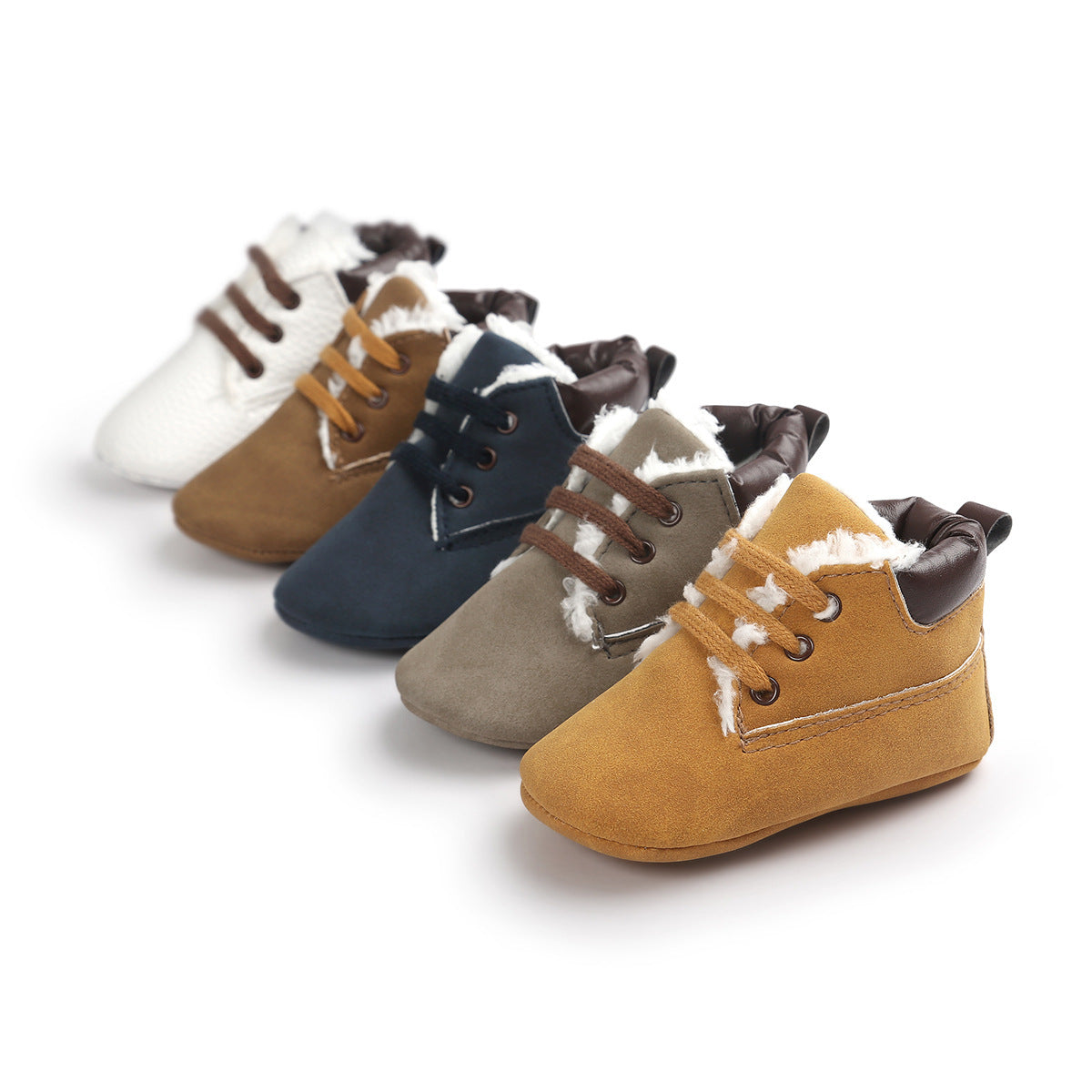 Suede Leather Sneaker Toddler Baby