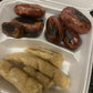 Cassava Sticks/Plantain With Grilled Plums