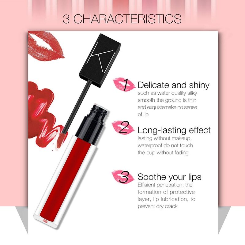 Long Lasting Matte Lipstick Makeup