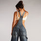 Fashion Loose Suspender Jumpsuit Streetwear