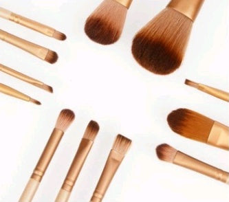 12 makeup brush set