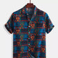 Beach shirt printed shirt men