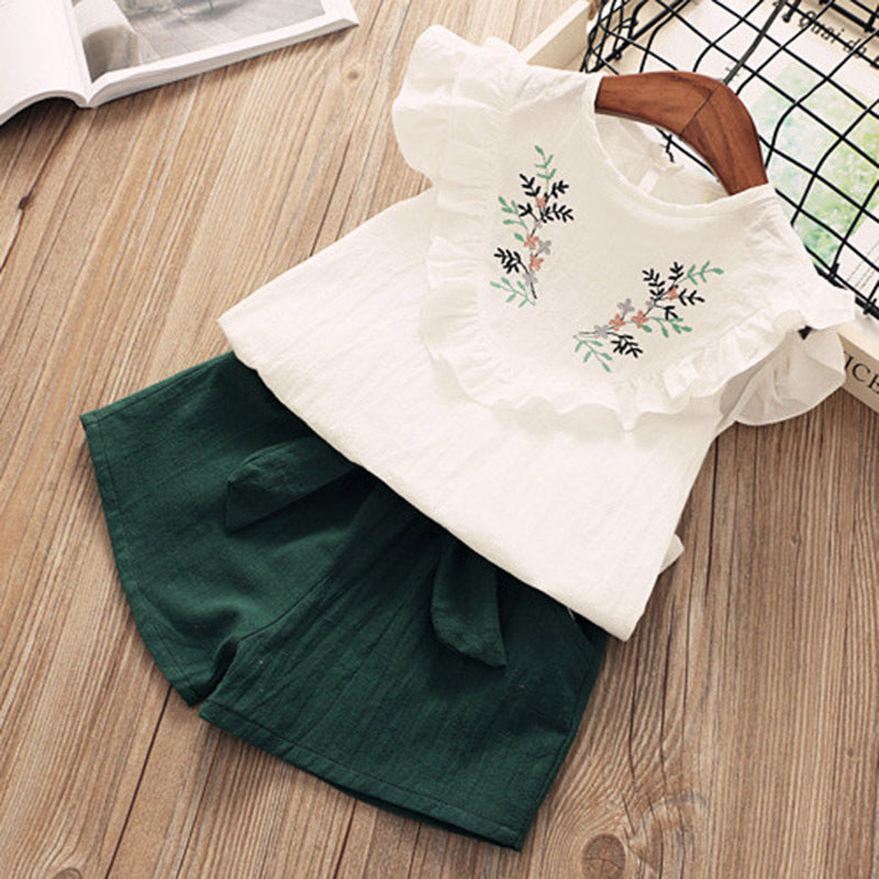 Short Sleeve T-Shirt Pants Dress