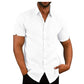 Men Short Sleeve Solid Shirt