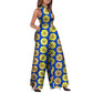 African Women's Ankara Fashion Jumpsuit Sleeveless