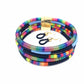 Hand-knitted  African Style Color Line Magnetic Buckle Necklace