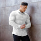 Men's Business Anti-wrinkle White Long-sleeved Shirt