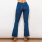 Sexy Skinny Flare Pants Wide Leg Denim