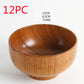 Japanese style natural wooden bowl