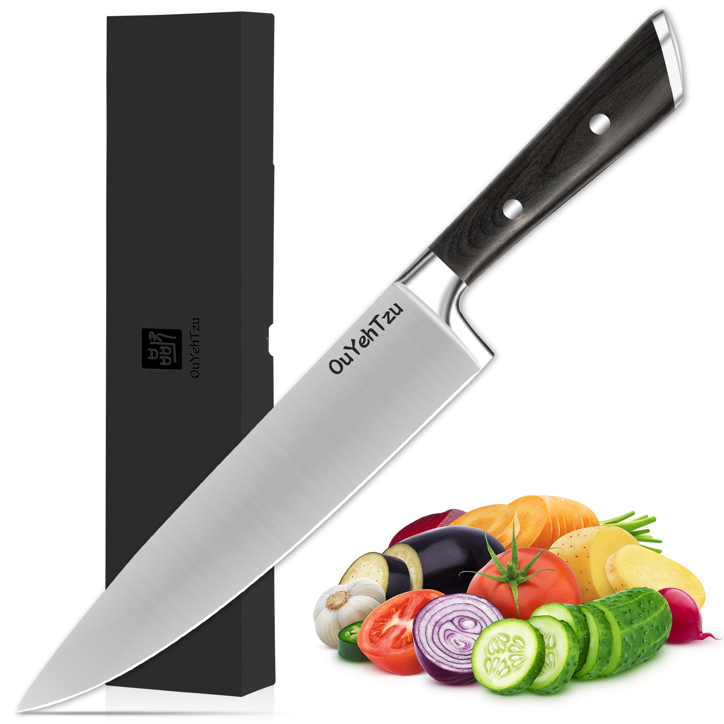 8 Inch Sharp High Carbon Steel Kitchen Knives