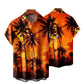 Men's Casual Printed Short Sleeves Shirt