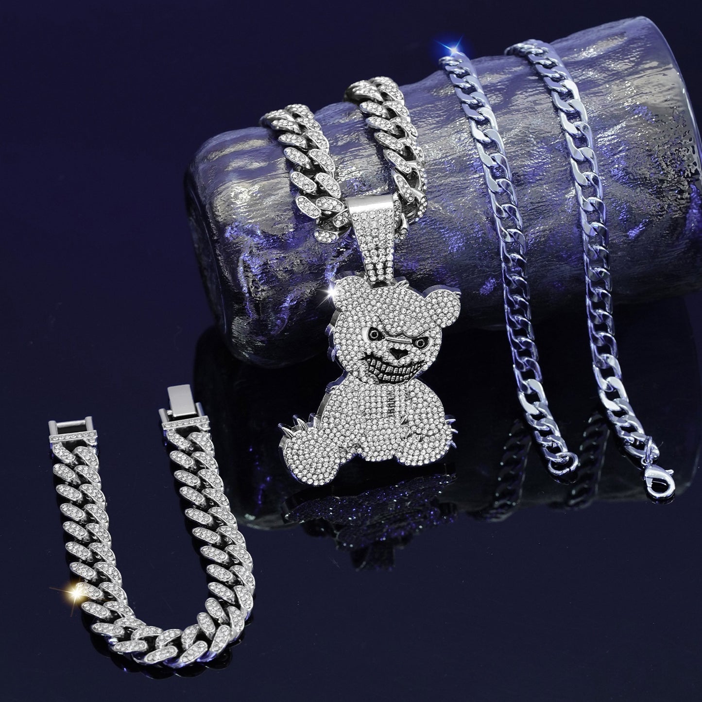 Bear Pendant Set