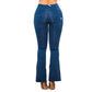 Sexy Skinny Flare Pants Wide Leg Denim