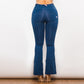 Sexy Skinny Flare Pants Wide Leg Denim