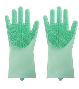 Heat-resistant Cleaning Brush Scrubbing Gloves