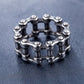 Stainless Steel Link Chain Motorcycle Boy Ring