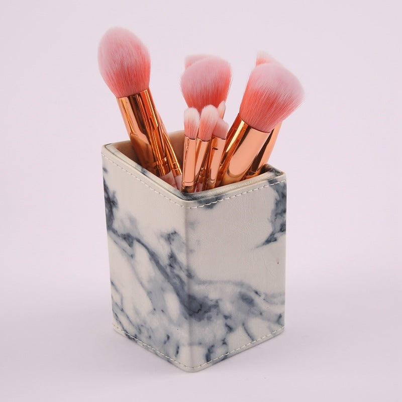 Marble makeup brush sets