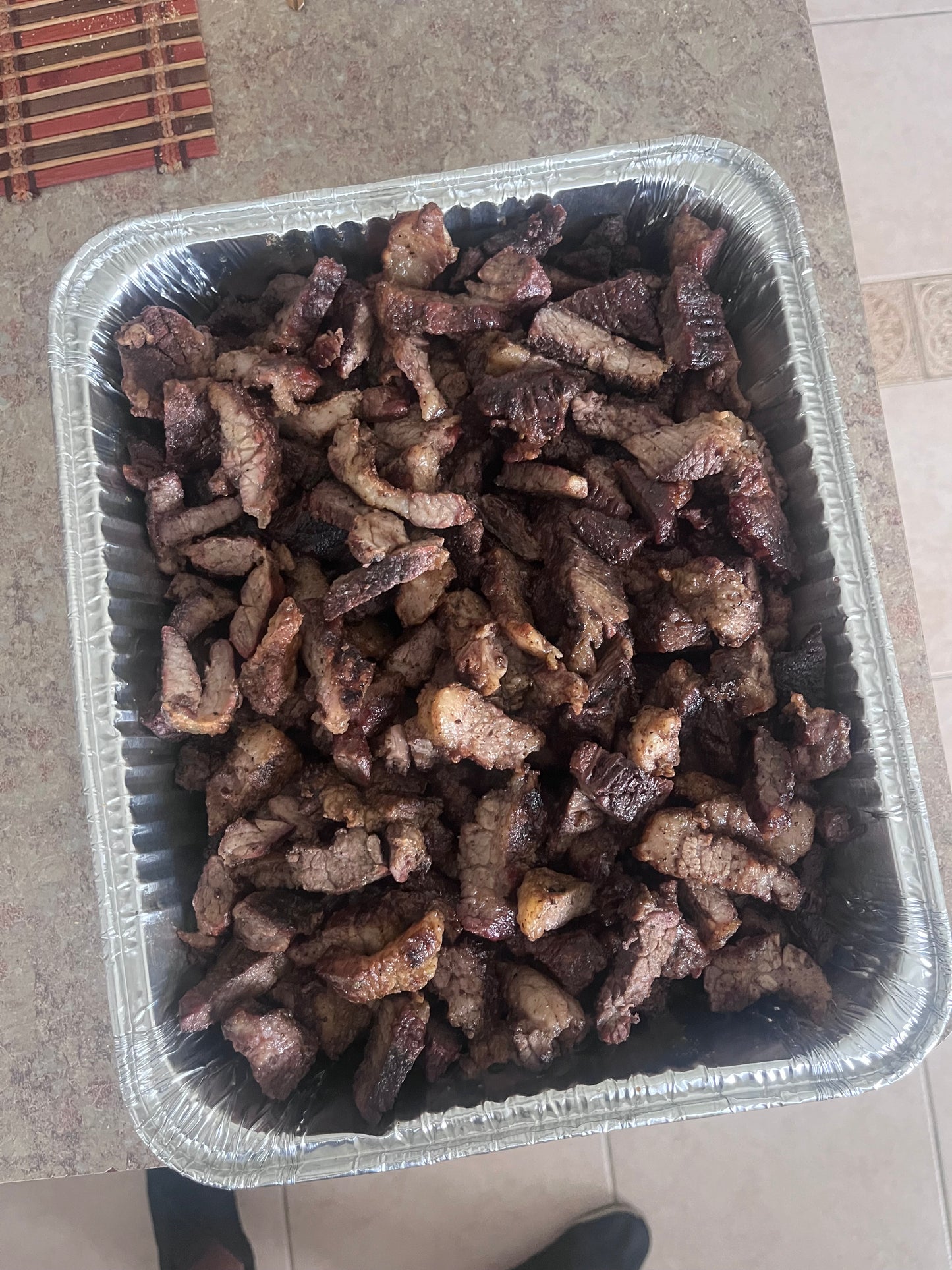 Small Size Tray Of Beef Suya