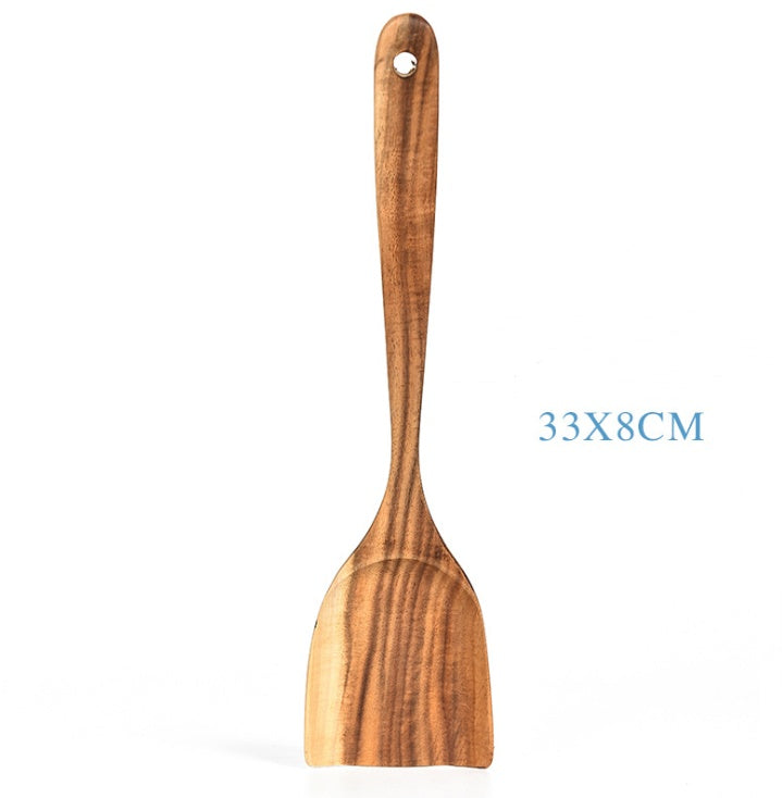 Teak Natural Wood Tableware Spoon