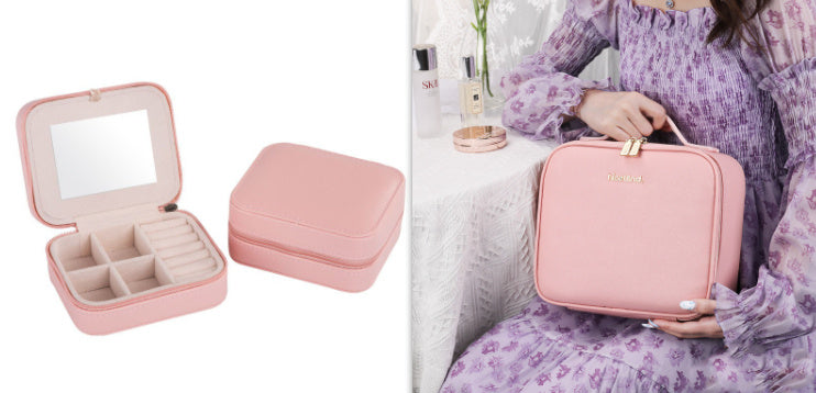 Smart LED Cosmetic Case With Mirror