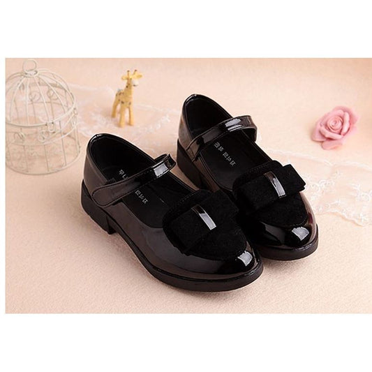 Baby girls leather princess shoes