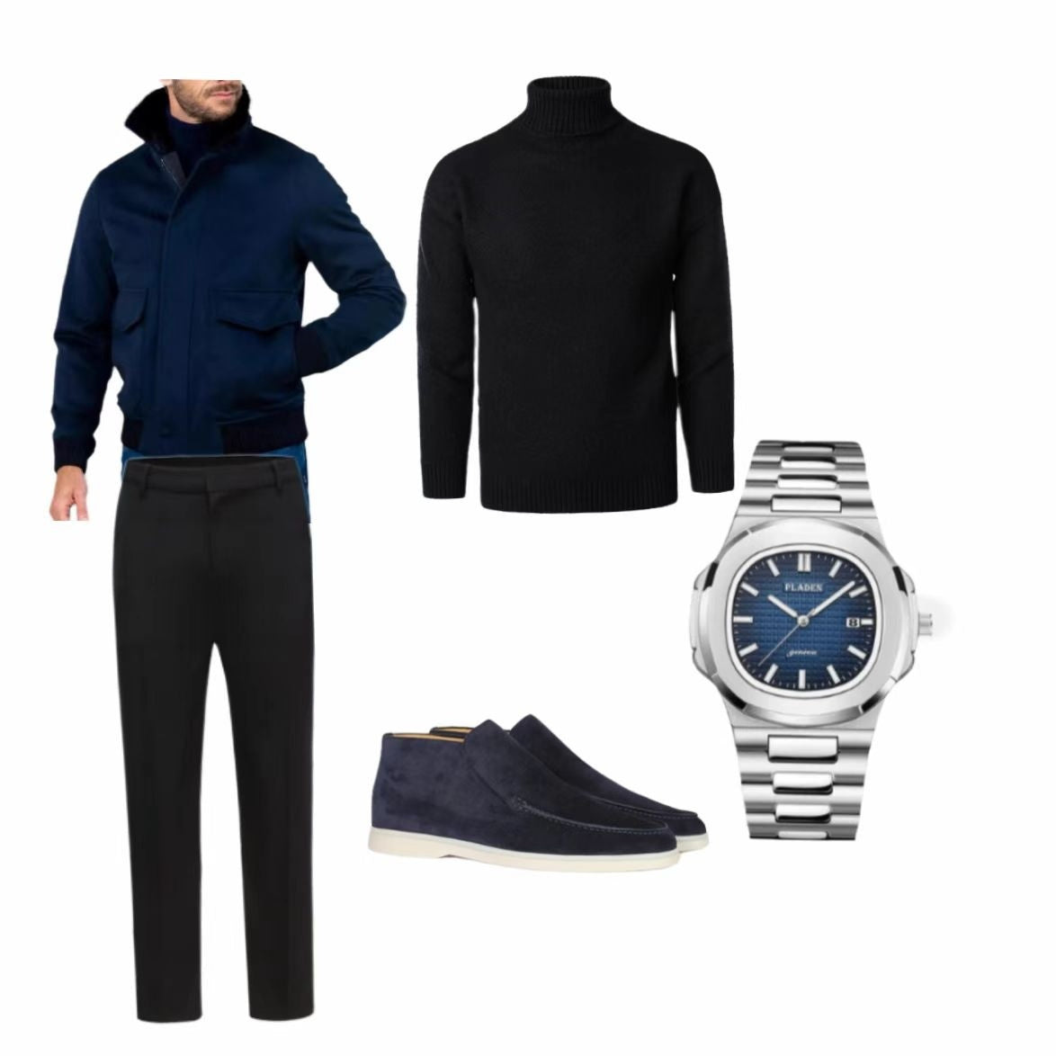 European And American Men Winter Fashion Suit