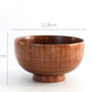 Wooden round wooden bowl