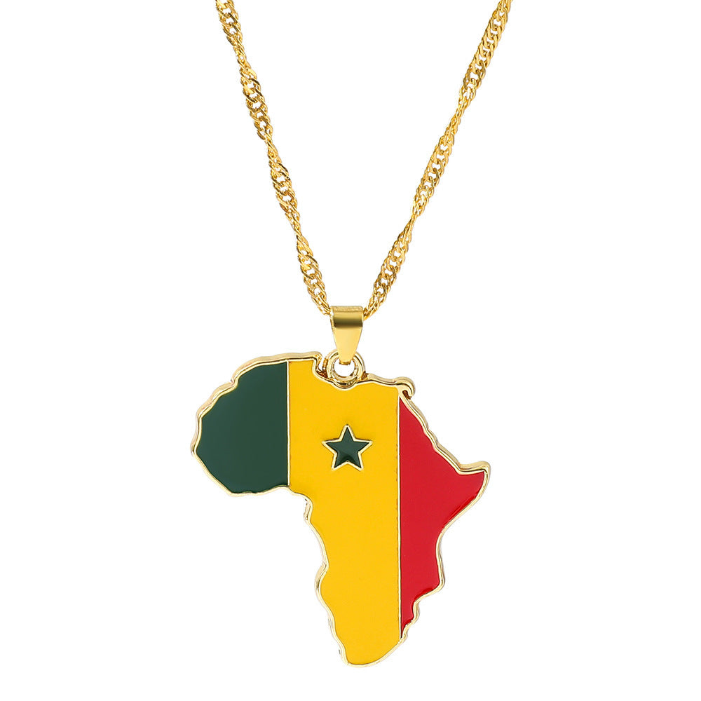 African Pendant Necklace