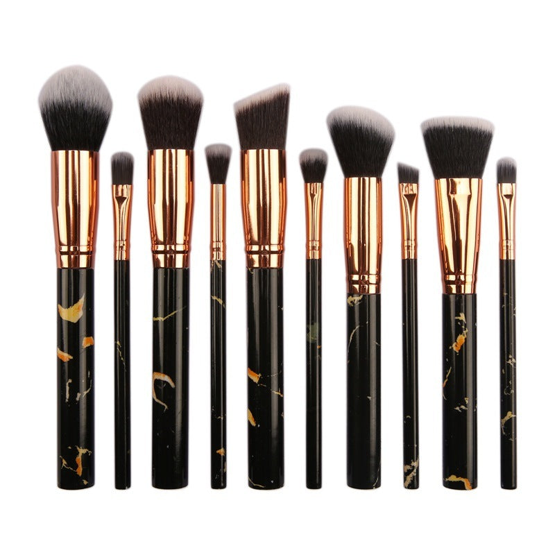 Marble makeup brush sets