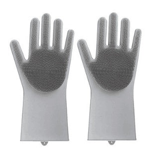 Heat-resistant Cleaning Brush Scrubbing Gloves