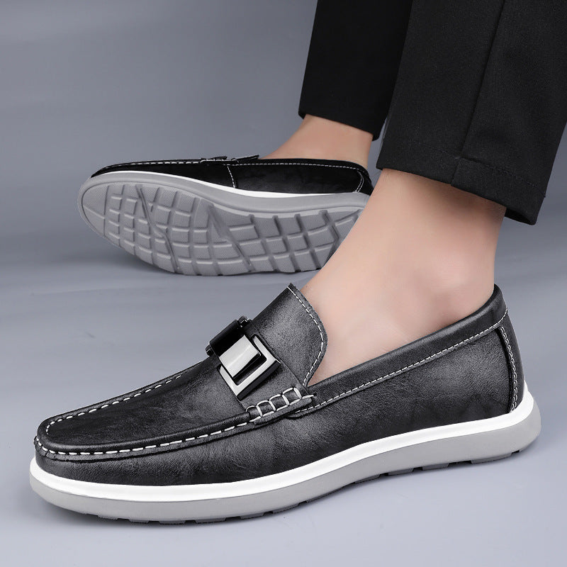 Low-top Slip-on Slip-on Flat Casual Shoes