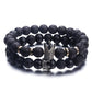 Fashion Lava Natural Stone Beads Bracelet