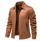 Solid Suede Coat for Men