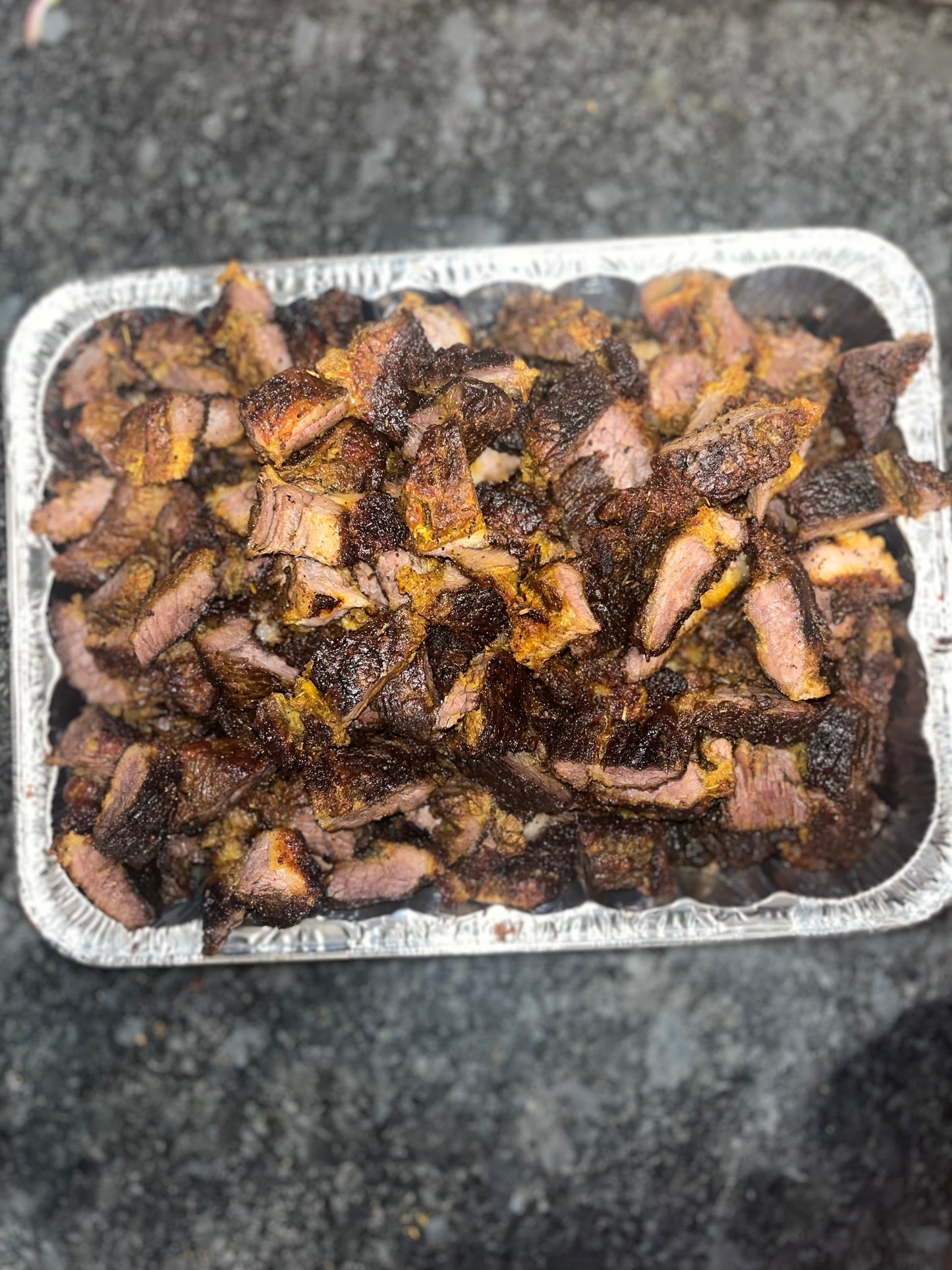 Small Size Tray Of Beef Suya