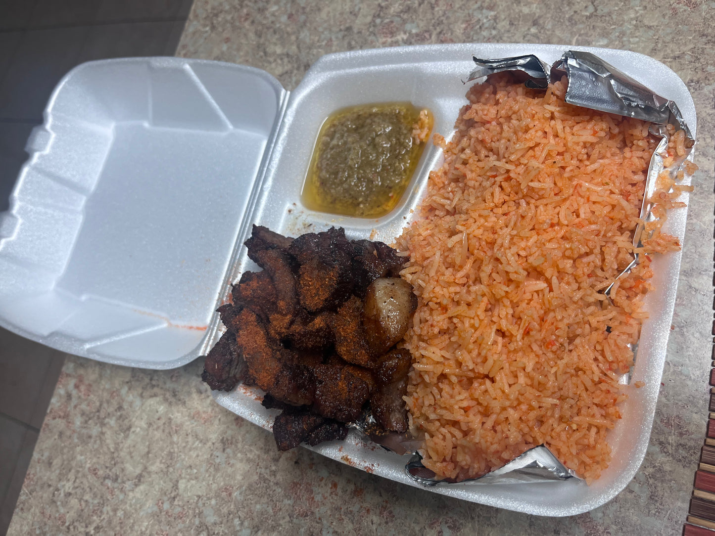 Jollof Rice With Suya