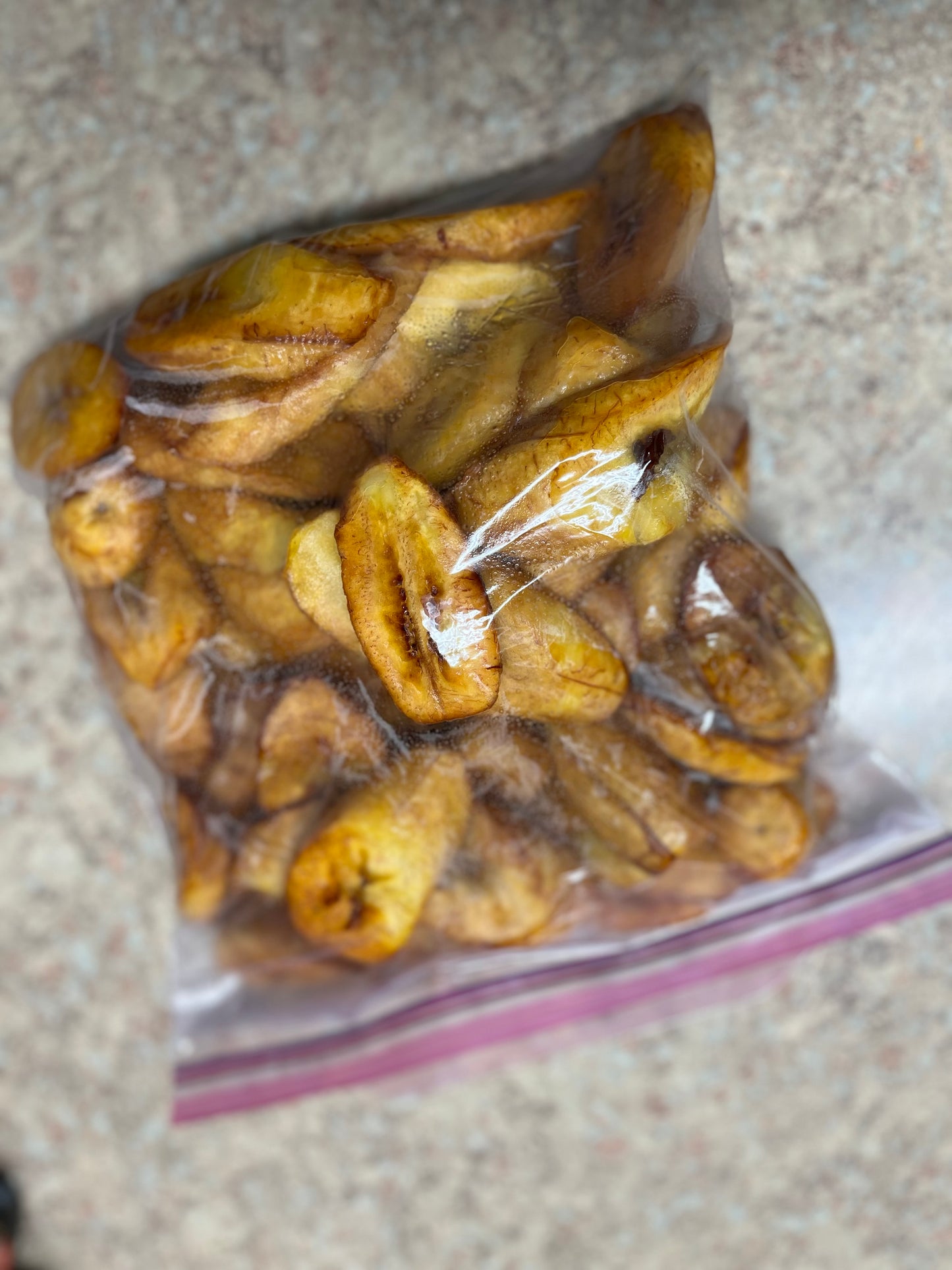 Zip Bag oF Fried Plantain/Dodo